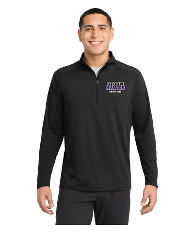 1/4 zip - Black - Men