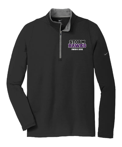 Nike 1/4 Zip - Black - Men