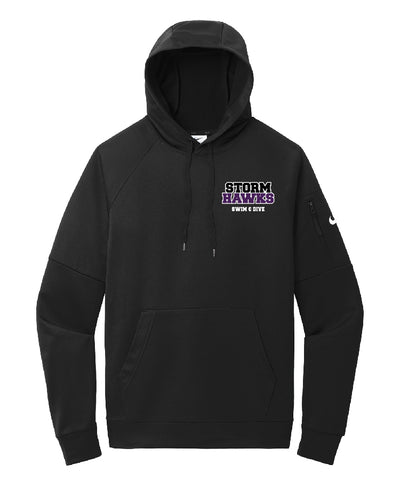 Nike 1/4 zip Hoodie - Black