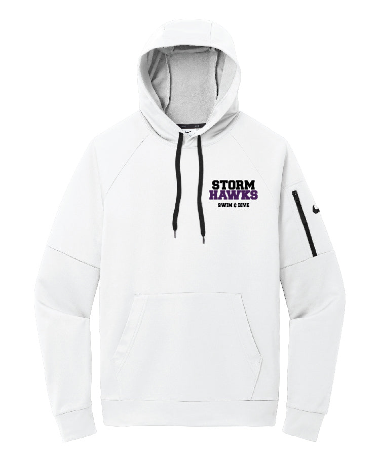 Nike 1/4 zip Hoodie - White