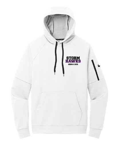 Nike 1/4 zip Hoodie - White