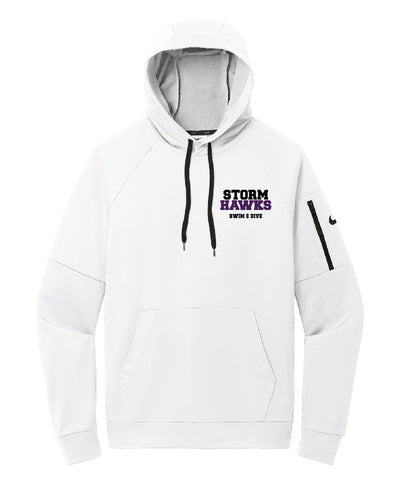 Nike 1/4 zip Hoodie - White