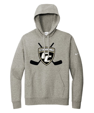 CC Hockey NIKE Hoodie - Dark Grey Heather