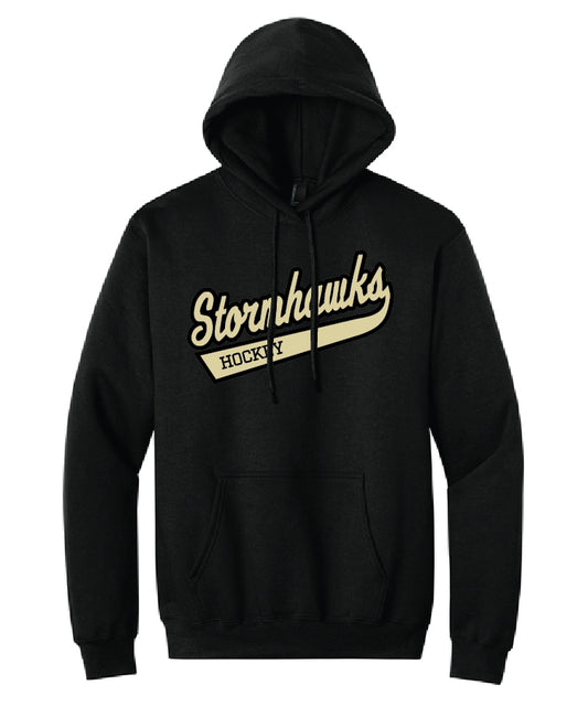 Essential TWILL Hoodie Black (adult and youth)