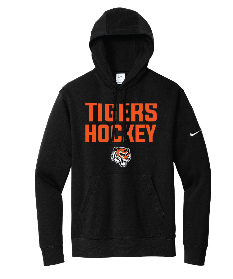 TIGERS Stacked Black Hoodie - NIKE