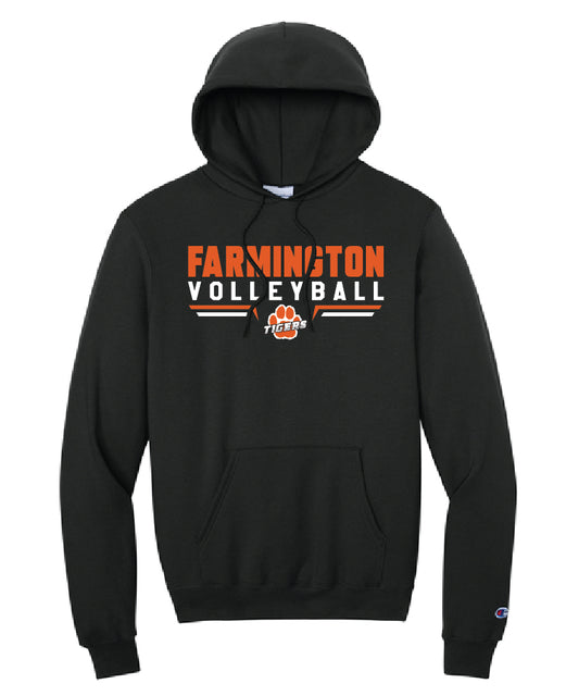 Volleyball Black Champion Hoodie