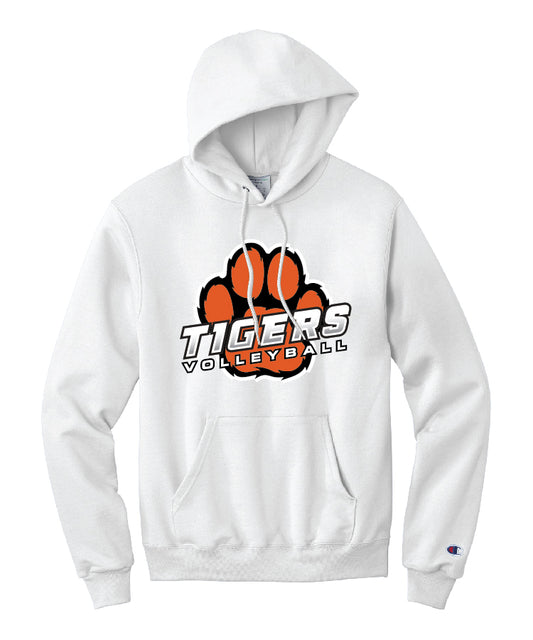 Volleyball Twill Paw White Champion Hoodie