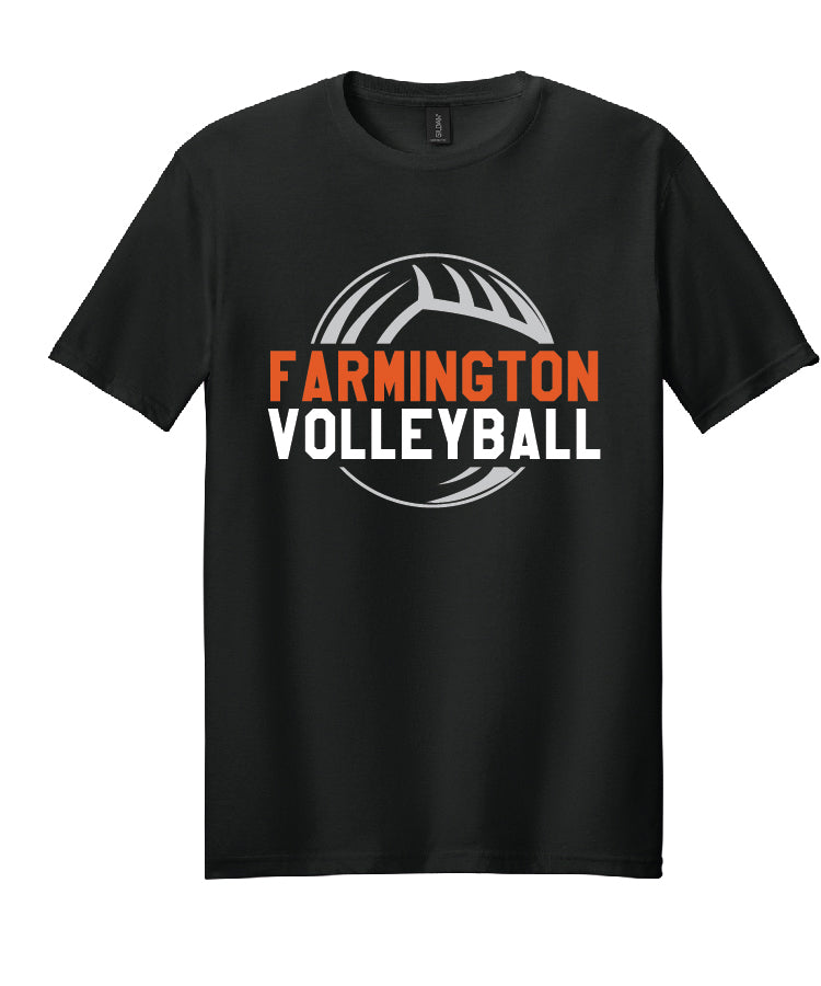 Volleyball Black Tee