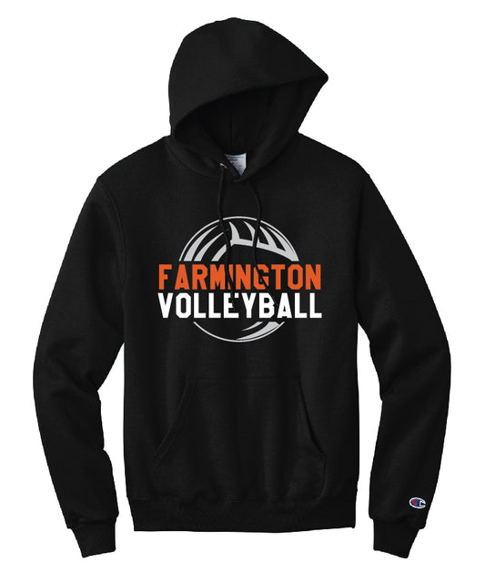 Volleyball Black Champion Hoodie
