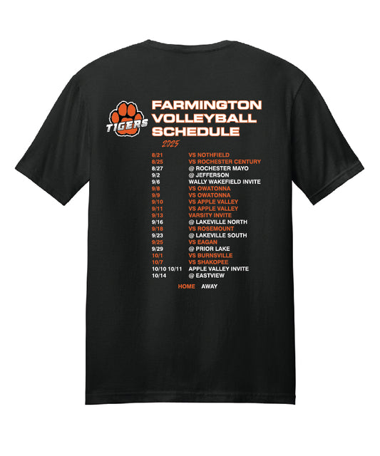 Volleyball 'schedule' Tee Shirt