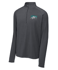 Tigersharks 1/4 zip - Charcoal (men and women)