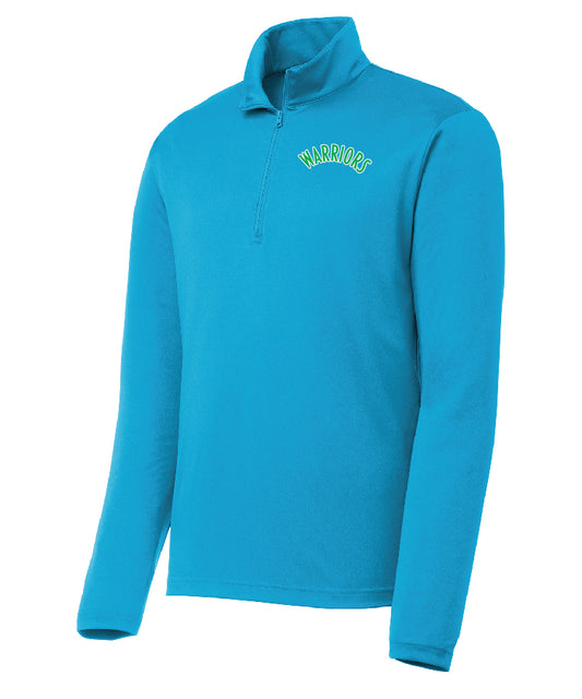 Warriors Lt Wt 1/4 zip (atomic blue)