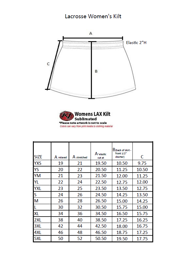 Farmington Lacrosse Uniform boys and girls