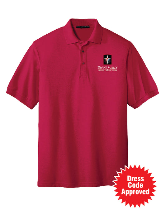 DMCS Red Polo Shirt (adult; ladies; youth)