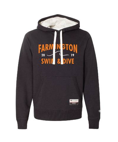 Farmington Swim & Dive Hoodie - Silkscreen front