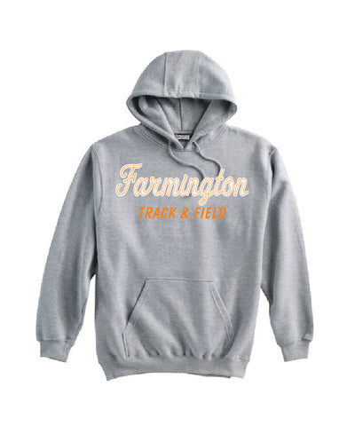 Farmington Track & Field Hoodie TWILL design (grey)