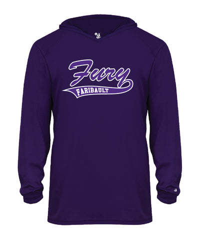 Fury Logo Purple LS Tee/Hoodie