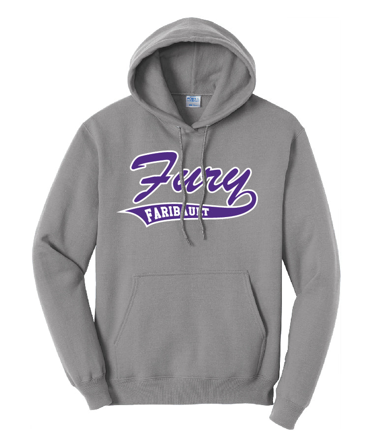 Fury Logo Grey Hoodie