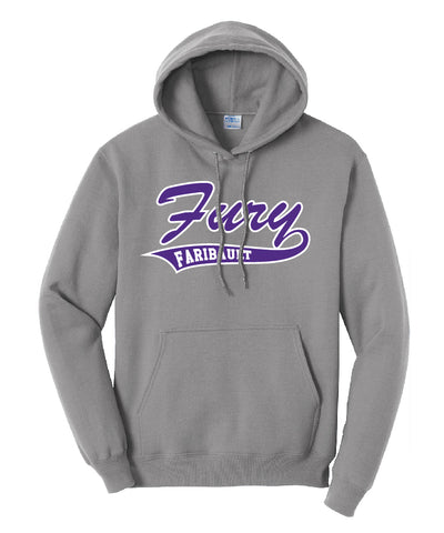 YOUTH Fury Logo Grey Hoodie