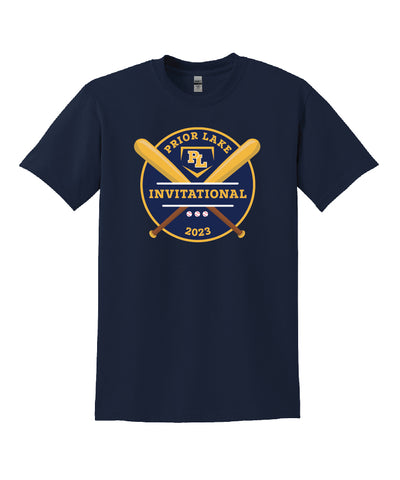 Prior Lake Baseball Shirt Cotton\Blend  (Navy) - adult and youth sizes