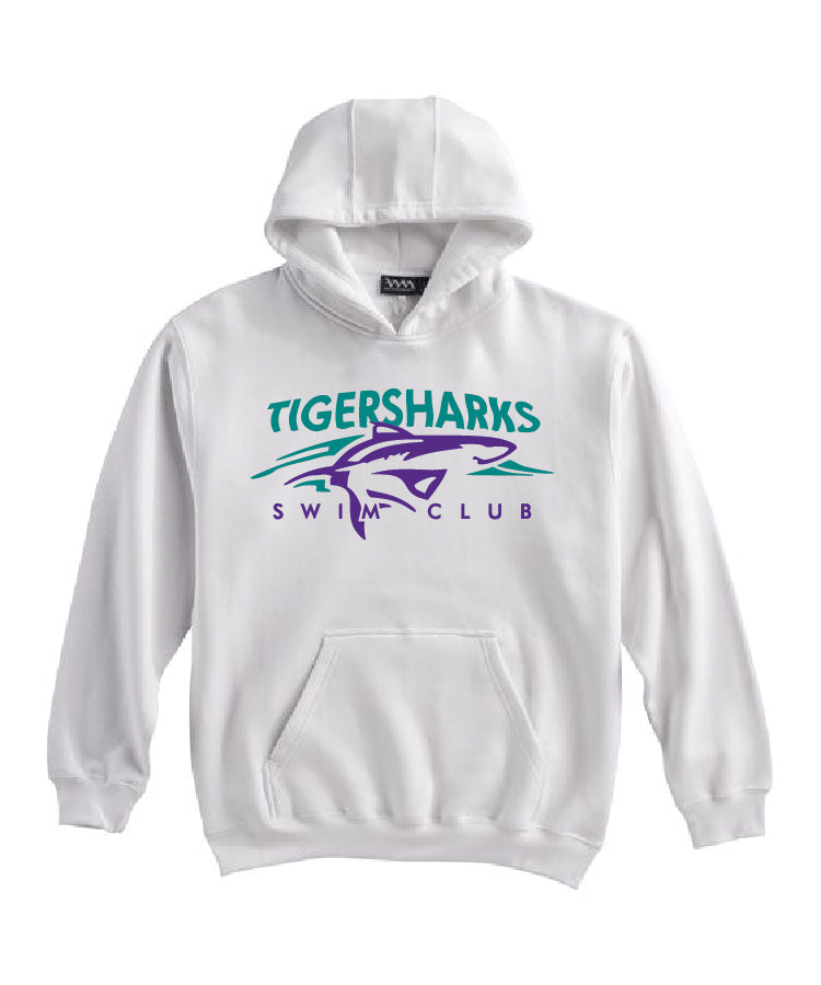 Tigersharks White Hoodie (Adult and Youth)