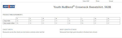 DMCS Black Fleece Crew (adult; youth)