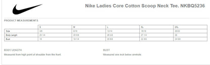 Nike Ladies Core Cotton Scoop Neck Tee